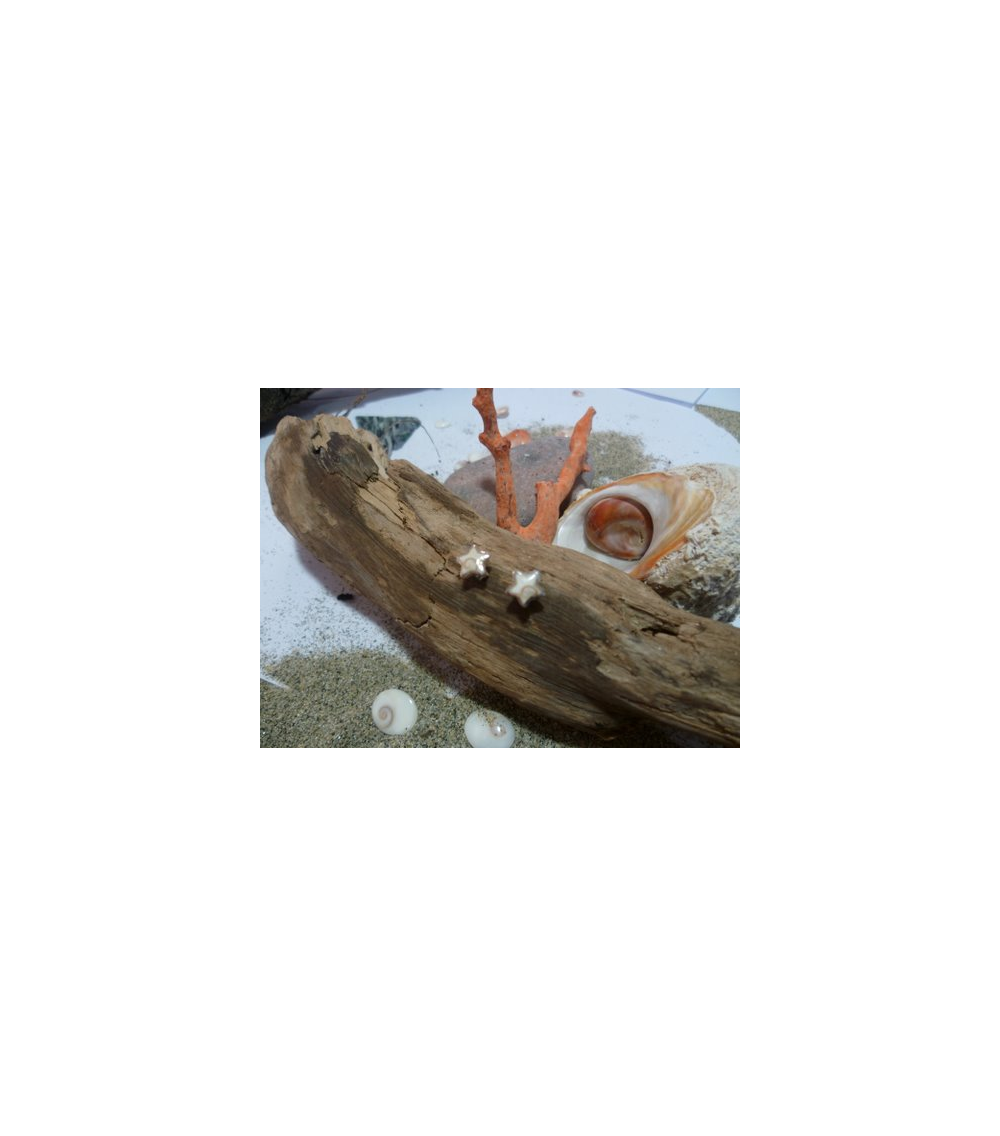 Boucle d'oreille oeil de Sainte Lucie et argent massif