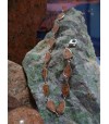Bracelet argent massif et Rouge de Porto