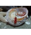 Pendentif main en corail rouge et or 18 carats