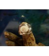 Bague argent massif et oeil de Sainte Lucie