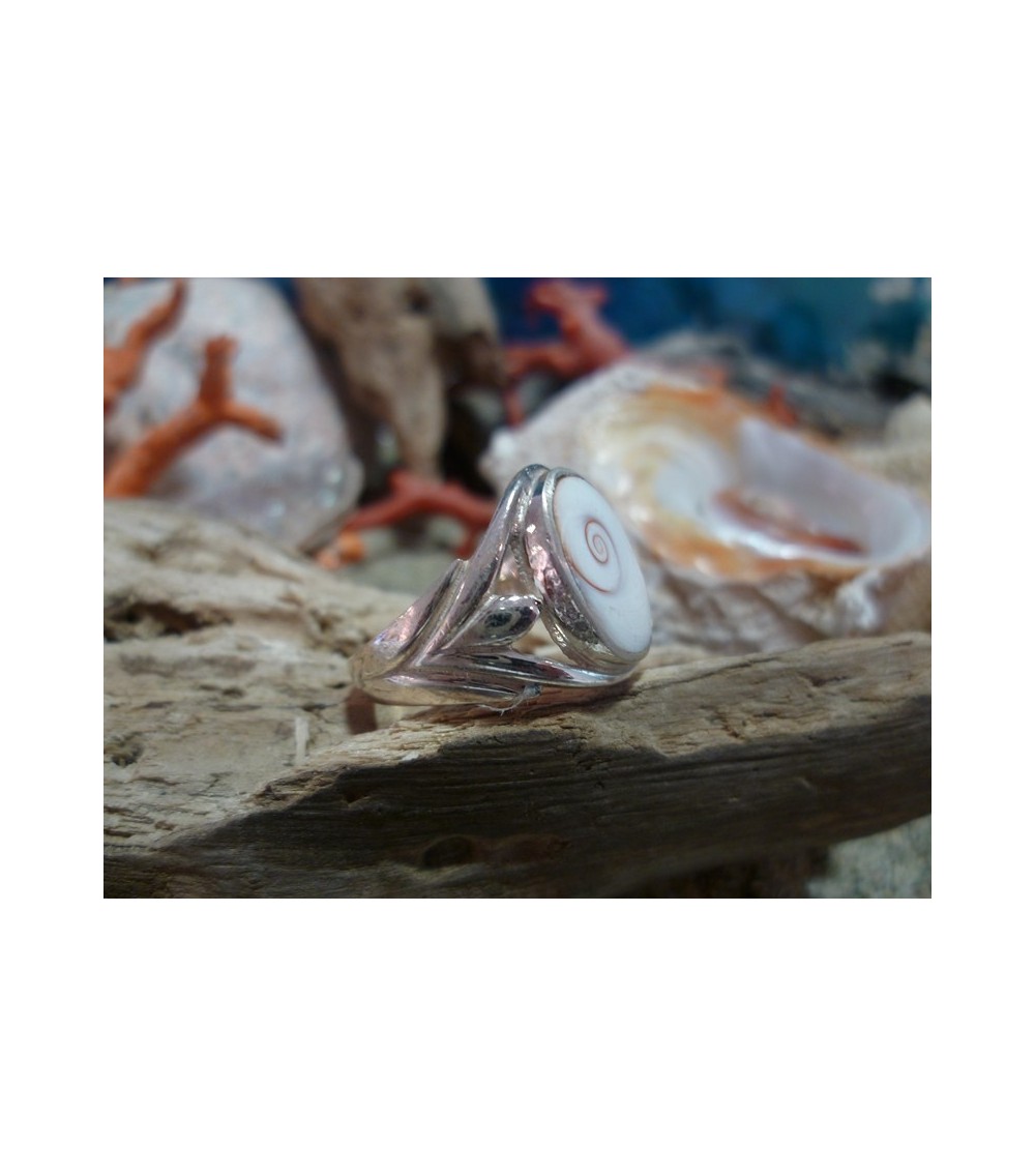 Bague En Argent Massif Design - Taille 54/55 - Occasion