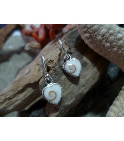 Boucles d'oreille oeil de Sainte Lucie et argent massif