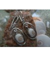 Sterling silver earrings with the true Mediterranean Eye of Saint Lucia