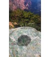 Bracelet argent massif et mélange de pierres de Corse