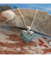 Sterling silver pendant with a mix of Corsican stones