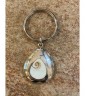 Pendentif argent massif et oeil de Sainte Lucie
