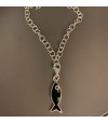 CHARMS argent massif et Serpentine Verde Stella