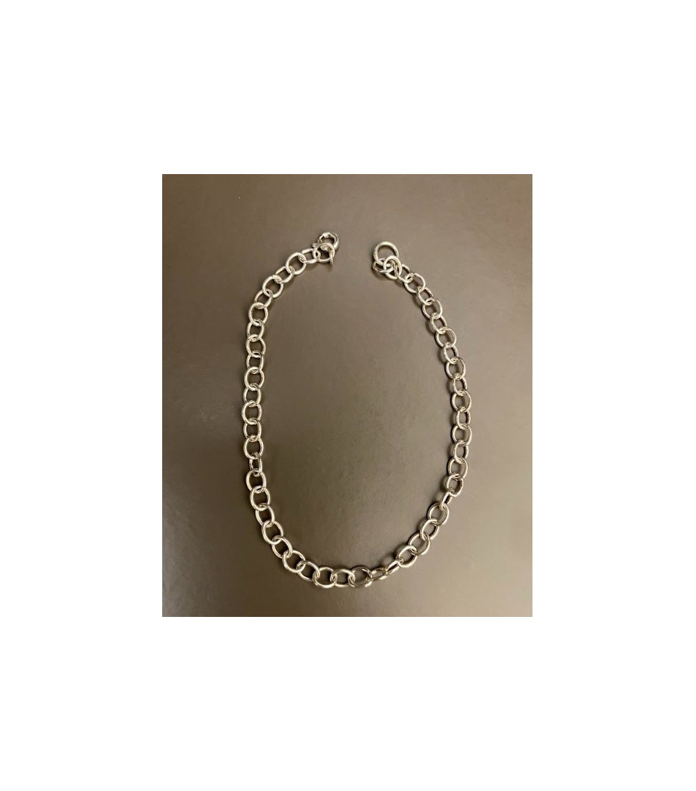 Sterling silver chain necklace 40 cm