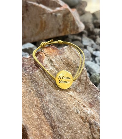 Bracelet cordon et Acier Inoxydable