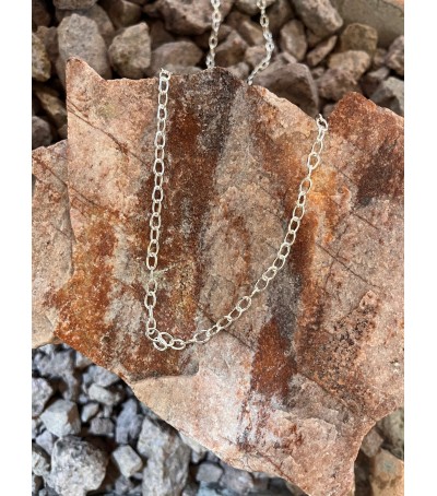 Chaîne argent massif 60cm