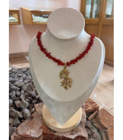 copy of Collier en acier inoxydable et Vert d'Orezza
