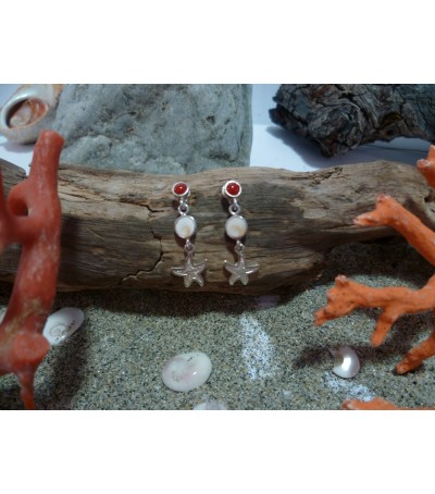 Boucles d'oreille oeil de Sainte Lucie