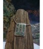 Pendentif argent massif et Vert d'Orezza
